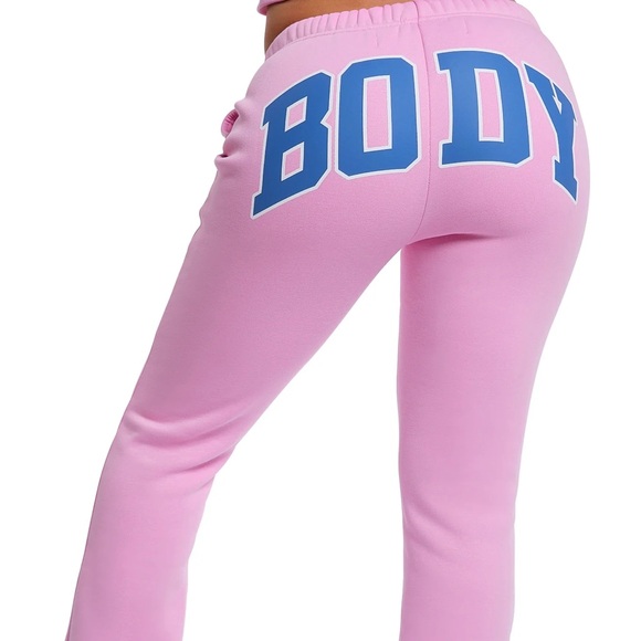 BODY BY RAVEN TRACY BACKSHOT 2.0 SWEATPANTS BUBBLEGUM PINK - XS - Picture 3 of 8